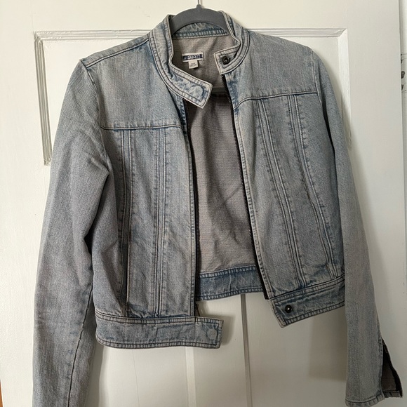 “Vintage” Gap moto jean jacket (circa late 90’s/early 2000’s) - Picture 2 of 3
